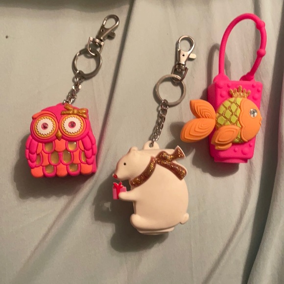 Bath & Body Works Other - 3 Bath and body hand sanitizer holders